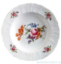 Набор тарелок 23 см 6 шт глубокие &quot;Бернадотт /Полевой цветок&quot; / 012470