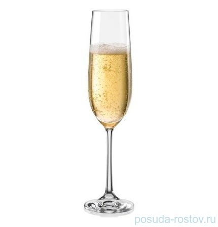 Бокалы для шампанского 190 мл 6 шт &quot;Виола /Без декора&quot; / 111273