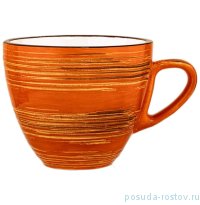 Кофейная чашка 110 мл оранжевая &quot;Spiral&quot; / 261588
