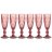 Бокалы для шампанского 150 мл 6 шт красные &quot;Ромбо /Muza color&quot; / 203072