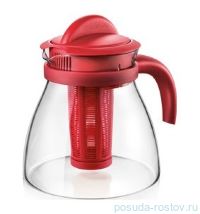 Заварочный чайник 1.5 л с ситечком красный &quot;Tescoma /MONTE CARLO&quot; / 151492