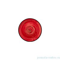 Блюдце 12 см красное &quot;Spiral&quot; / 261563