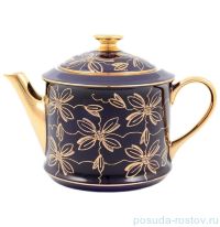 Заварочный чайник 400 мл &quot;Виндзор /Золотые цветы /фиолет&quot; / 147228