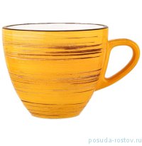 Кофейная чашка 110 мл жёлтая &quot;Spiral&quot; / 261616