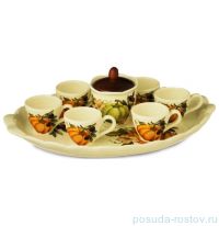 Кофейный набор на 6 персон 9 предметов &quot;Artigianato ceramico /Тыква&quot; / 156783