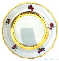 Набор тарелок 17 см 6 шт &quot;Аляска /Цветы /Золотая лента /2714 /СК&quot; / 163905