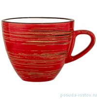 Кофейная чашка 110 мл красная &quot;Spiral&quot; / 261562
