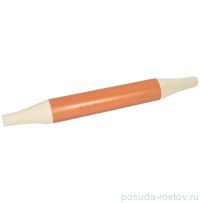 Скалка деревянная белые ручки / 150461