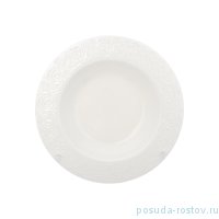 Набор тарелок 22 см 2 шт глубокие &quot;Белые розы&quot; / 255057