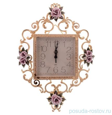 Часы квадратные маленькие &quot;Розаперла /Джулия&quot; / 153550