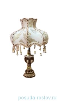Настольная лампа с абажуром 55 см &quot;Золотая лилия /бежевая&quot; / 155176