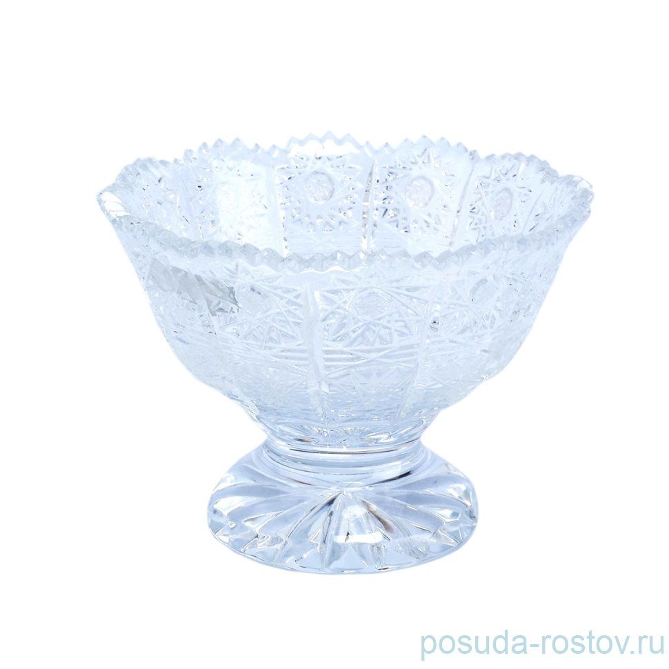 Вазочка 12 см "Хрусталь резной" / 028458