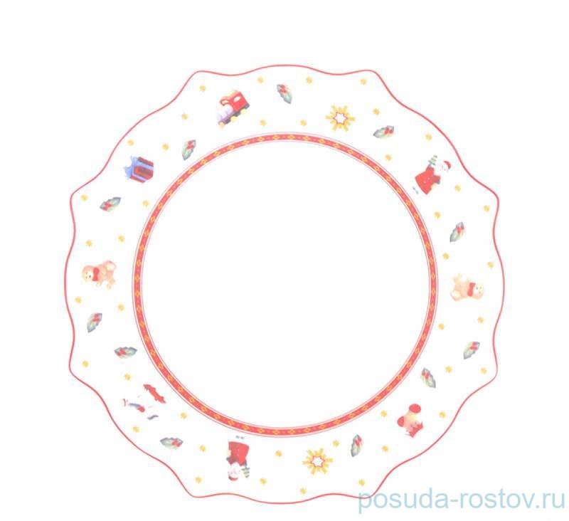 Тарелка 17 см "Christmas world /Toys red" / 273734