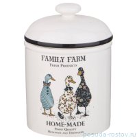 Банка для сыпучих продуктов 17 см 850 мл &quot;Family farm&quot; / 312754