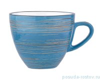 Кофейная чашка 110 мл голубая &quot;Spiral&quot; / 261668