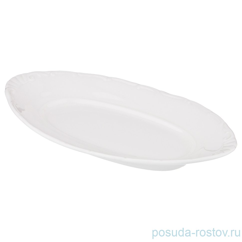 Блюдо 25,5 х 14 х 3 см овальное (cеледочница) "Без декора" / 190498