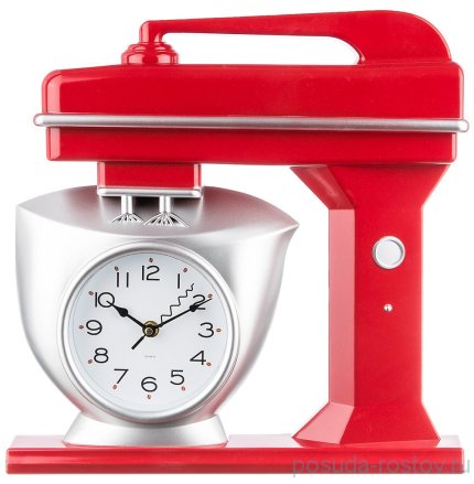 Часы настенные 39 см кварцевые красные &quot;CHEF KITCHEN&quot; / 187979