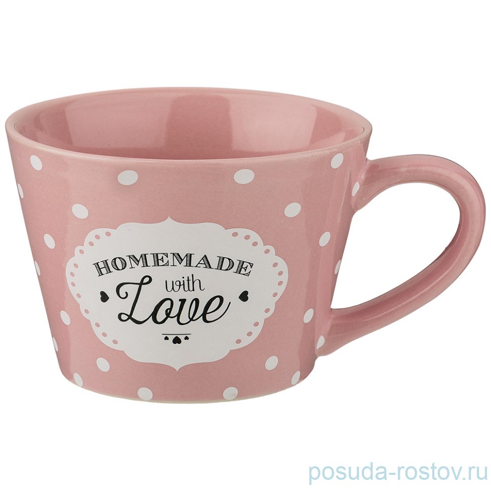 Кружка 450 мл "Милый прованс /Розовый" / 207035 Кружка 450 мл "Милый прованс /Розовый" / 207035