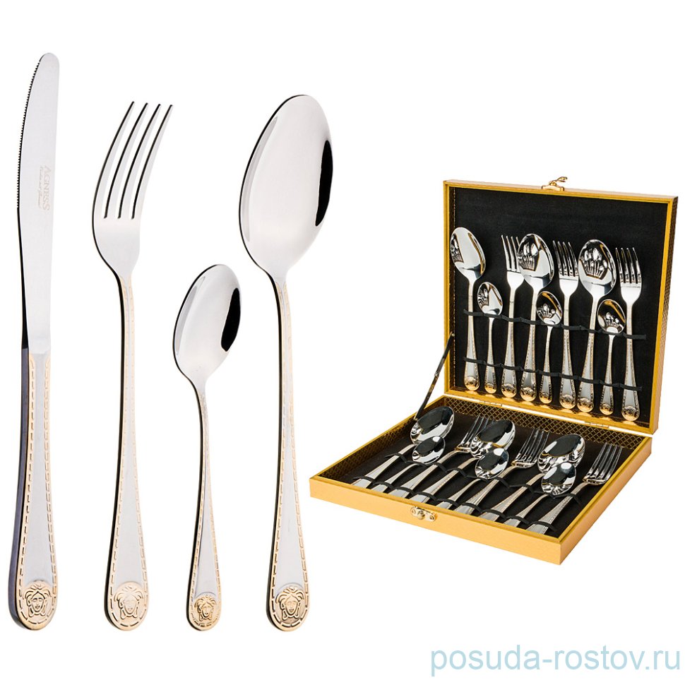 Столовые приборы 18 предметов на 6 персон "Agness" / 197715