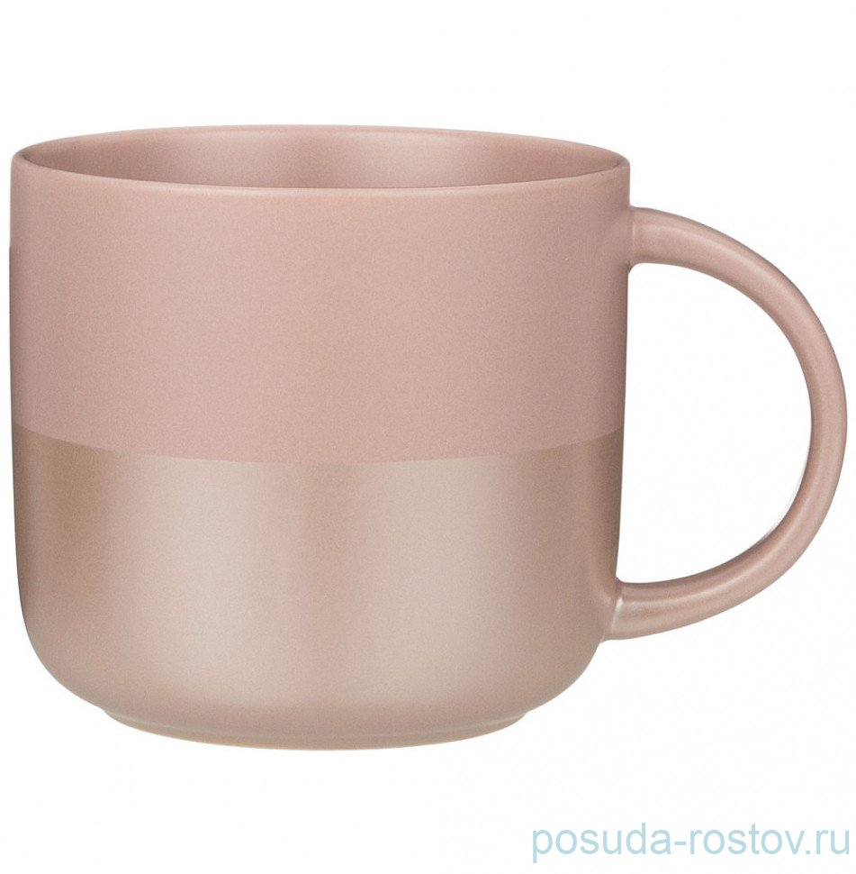 Кружка 440 мл лиловая "Velour" (4шт.) / 264140