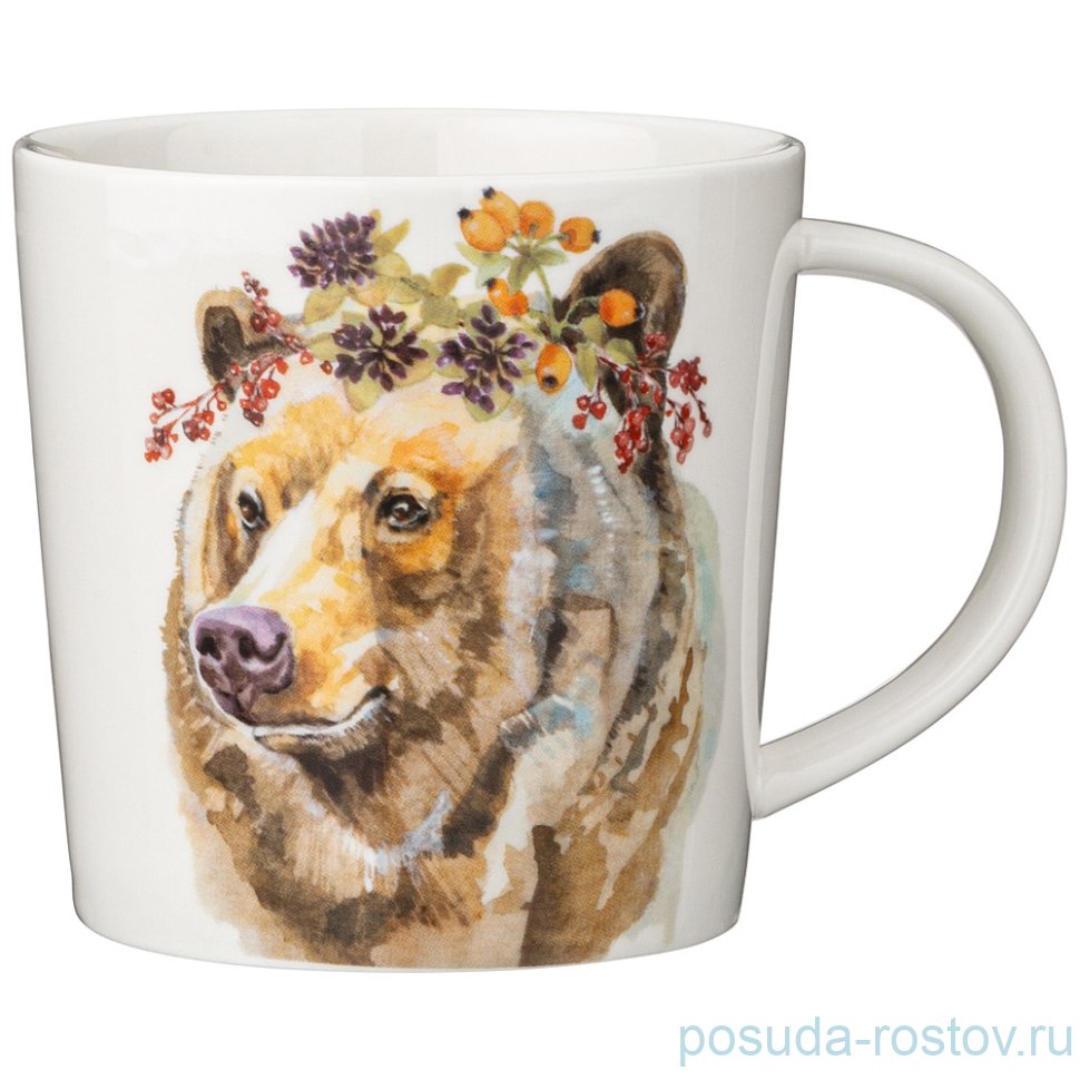 Кружка 420 мл "Лесная сказка /Медведь" / 259950