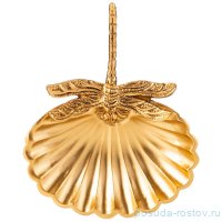 Блюдо 16,5 х 13 х 4 см Ракушка &quot;Стрекоза&quot; / 341940