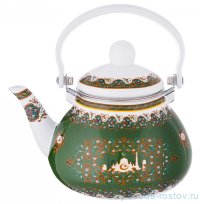 Чайник 1,3 л эмалированный с фильтром  нержавеющая сталь &quot;Сура&quot; / 200216