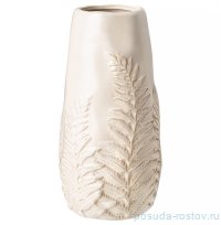 Ваза для цветов 13 х 13 х 26 см бежевая 2,28 л / 305147