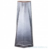 Ваза для цветов 13 х 27 см серая / 310636