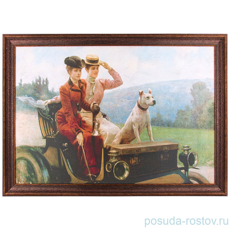 Картина 69 х 99 см /рамка венге с бронзой / 275194 Картина 69 х 99 см /рамка венге с бронзой / 275194