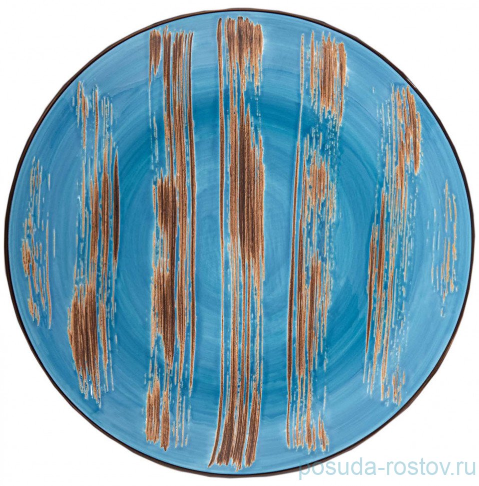 Тарелка 25,5 см глубокая голубая "Scratch" / 261503 Тарелка 25,5 см глубокая голубая "Scratch" / 261503