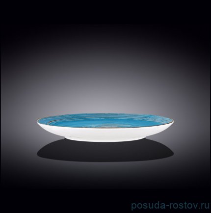 Тарелка 28 см голубая &quot;Spiral&quot; / 261655