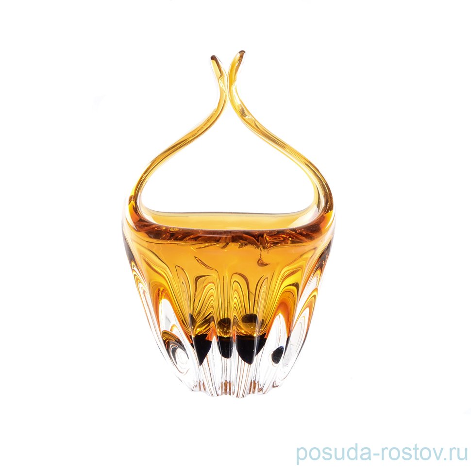 Корзинка 23 см "Лед и пламя /Прозрачно-синий /Амбер"  / 156197