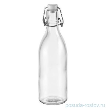 Бутылка с зажимом 500 мл &quot;DELLA CASA /Без декора&quot; / 145352