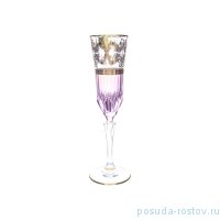 Бокалы для шампанского 180 мл 6 шт розовые &quot;Адажио /Fish /Золото&quot; / 273159