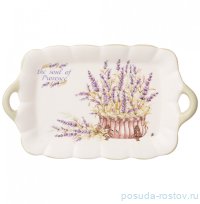 Блюдо 23,5 х 14 х 2,5 см прямоугольное с ручками &quot;душа прованса&quot; / 295109