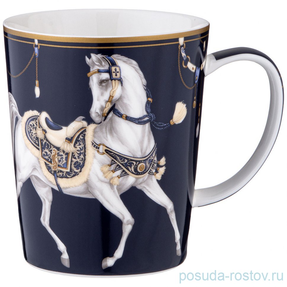 Кружка 400 мл "Horse club" / 344282