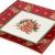 Блюдо 22 х 22 см квадратное красное "Christmas Collection /Подарок" / 192365