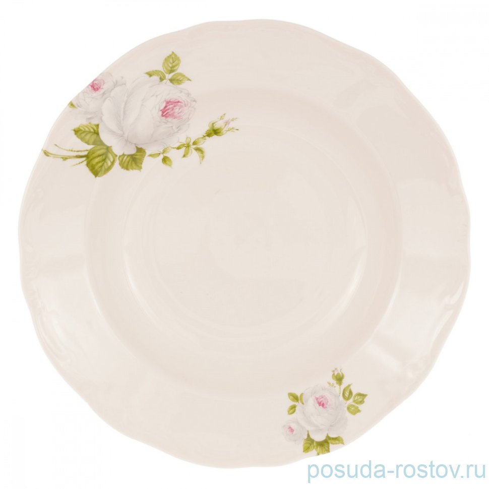 Тарелка 22 см 1 шт глубокая "Алвин бежевый" / 206551 Тарелка 22 см 1 шт глубокая "Алвин бежевый" / 206551