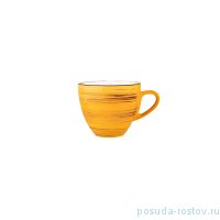 Чайная чашка 190 мл жёлтая &quot;Spiral&quot; / 261618