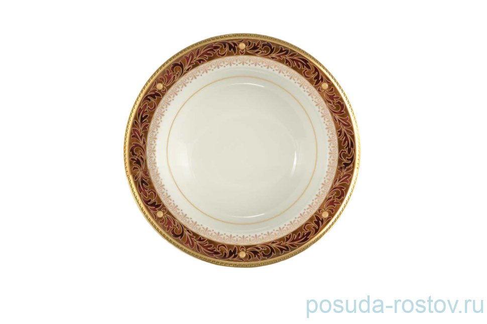 Салатник 16 см "Ксавье /Золотой кант" / 100031 Салатник 16 см "Ксавье /Золотой кант" / 100031