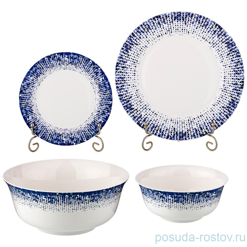 Столовый набор на 6 персон 19 предметов "Мозайка синяя" / 193969 Столовый набор на 6 персон 19 предметов "Мозайка синяя" / 193969