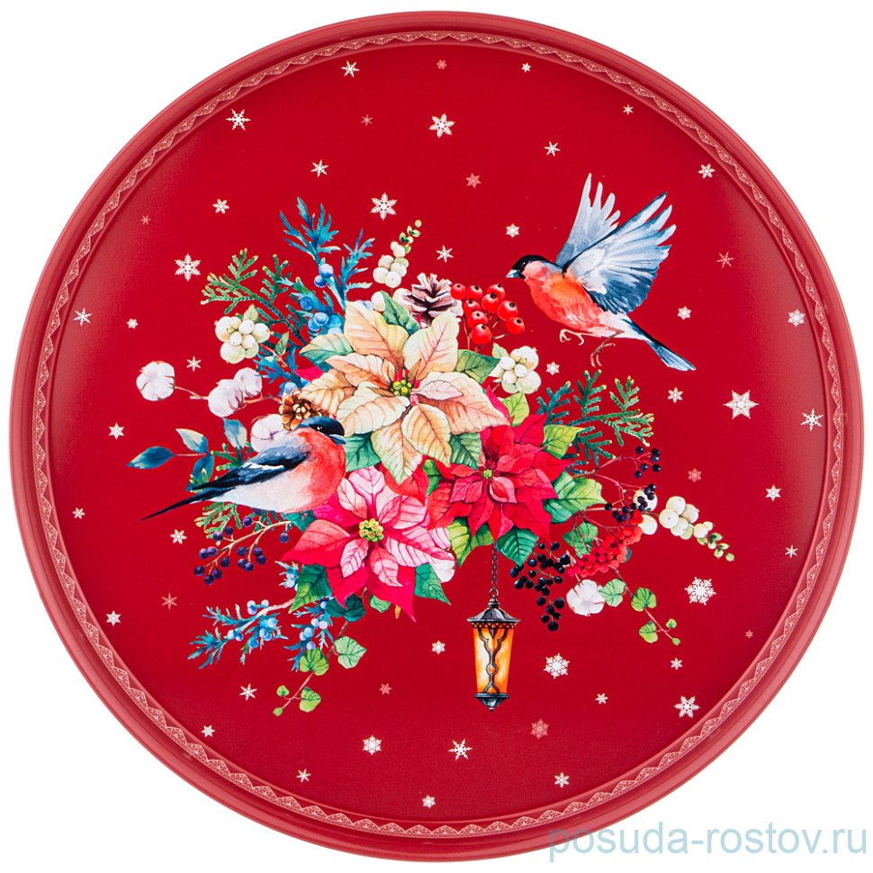 Поднос 33 х 2,1 см сервировочный "Торжество" / 255452