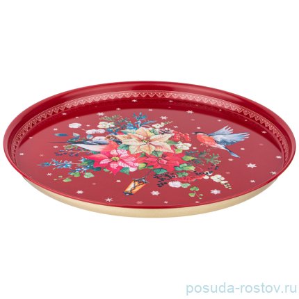 Поднос 33 х 2,1 см сервировочный &quot;Торжество&quot; / 255452