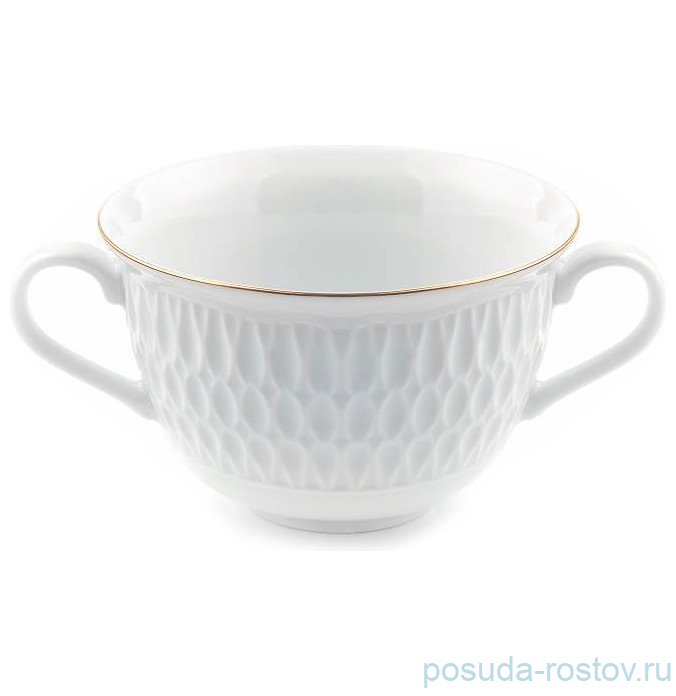 Набор бульонниц 350 мл 6 шт "София /Отводка золото" / 296289 Набор бульонниц 350 мл 6 шт "София /Отводка золото" / 296289