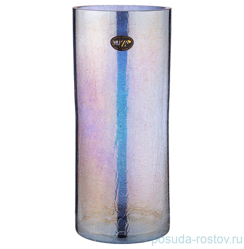 Ваза для цветов 14,6 х 35 см "cracle blue" / 312848 Ваза для цветов 14,6 х 35 см "cracle blue" / 312848