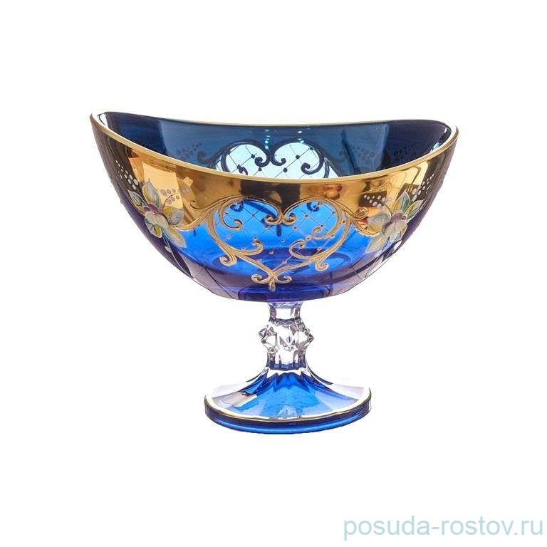 Конфетница 21 см н/н "Лепка голубая" AS Crystal / 346096 Конфетница 21 см н/н "Лепка голубая" AS Crystal / 346096