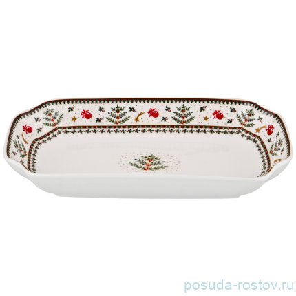 Блюдо 25 х 14 х 4 см овальное &quot;christmas collection&quot; / 192107