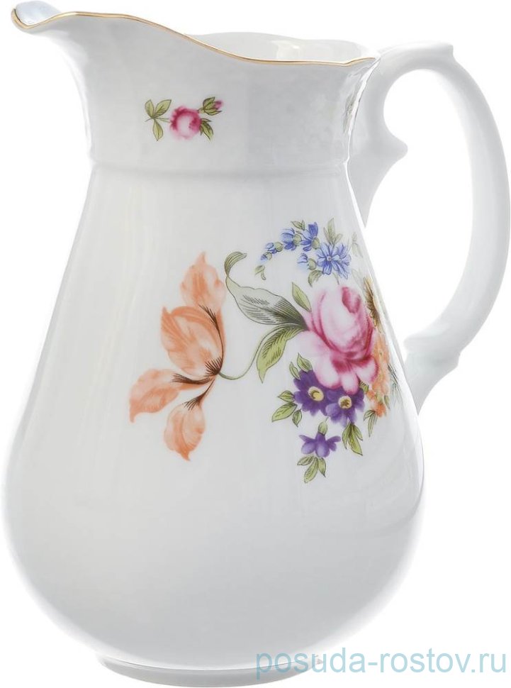 Молочник 1 л "Менуэт /Полевой цветок /золото" / 159283