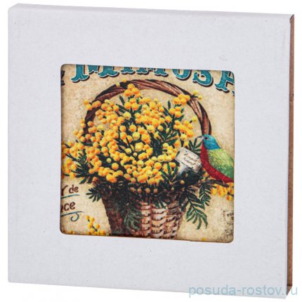 Подставка под горячее 10 х 10 см &quot;Мимоза&quot; / 224787